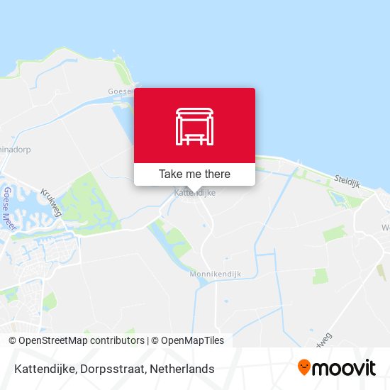 Kattendijke, Dorpsstraat map