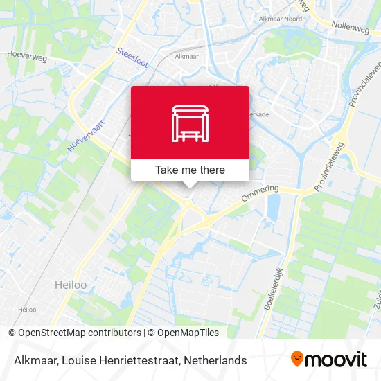 Alkmaar, Louise Henriettestraat map