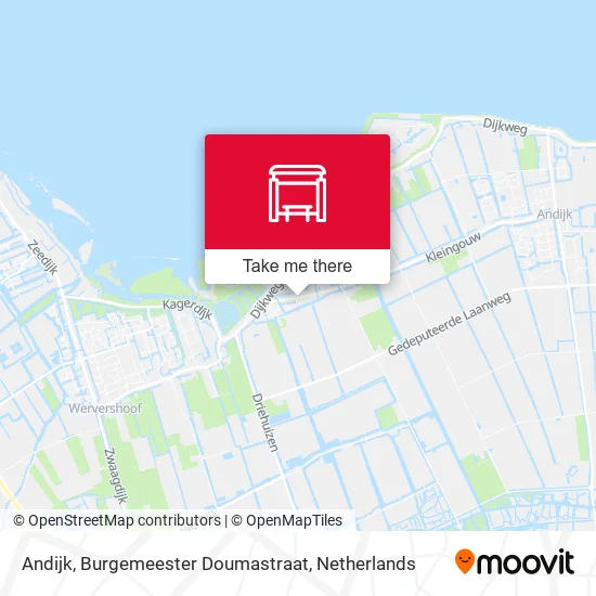Andijk, Burgemeester Doumastraat map