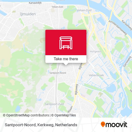 Santpoort-Noord, Kerkweg map