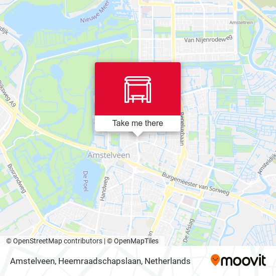 Amstelveen, Heemraadschapslaan Karte