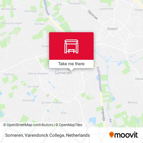 Someren, Varendonck College map