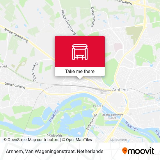 Arnhem, Van Wageningenstraat map