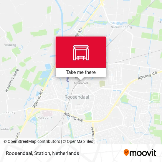 Roosendaal, Station map