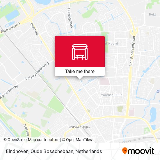 Eindhoven, Oude Bosschebaan map