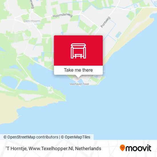 'T Horntje, Www.Texelhopper.Nl Karte