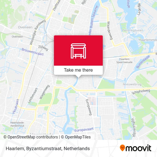 Haarlem, Byzantiumstraat map