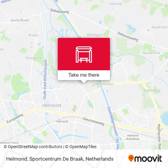 Helmond, Sportcentrum De Braak map