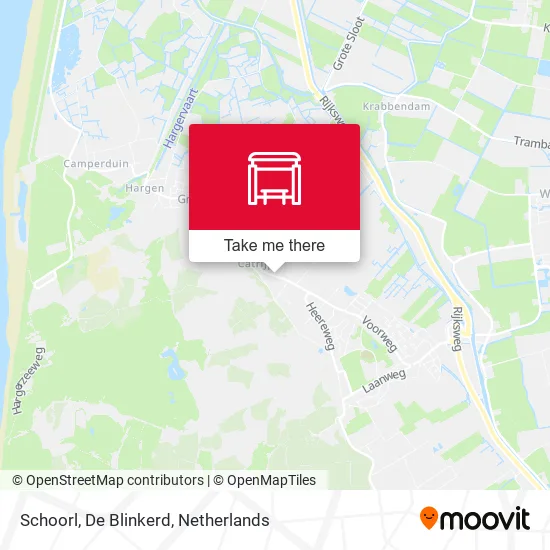 Schoorl, De Blinkerd map