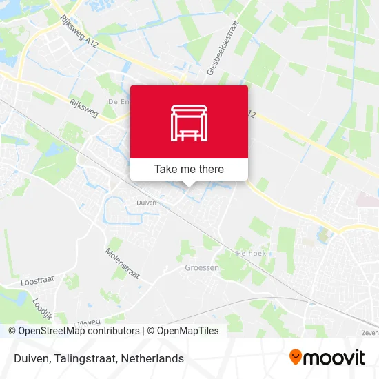 Duiven, Talingstraat map