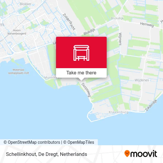 Schellinkhout, De Dregt Karte