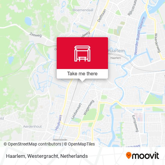 Haarlem, Westergracht map