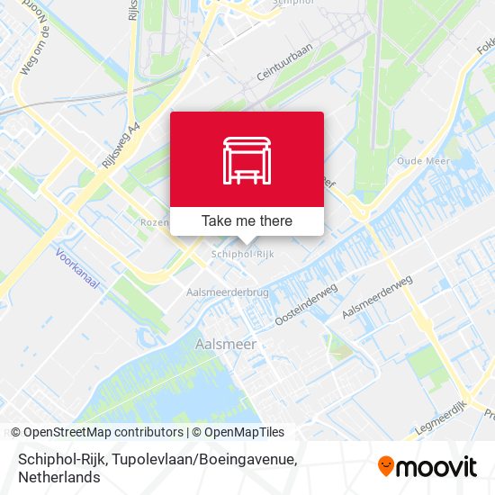 Schiphol-Rijk, Tupolevlaan / Boeingavenue map
