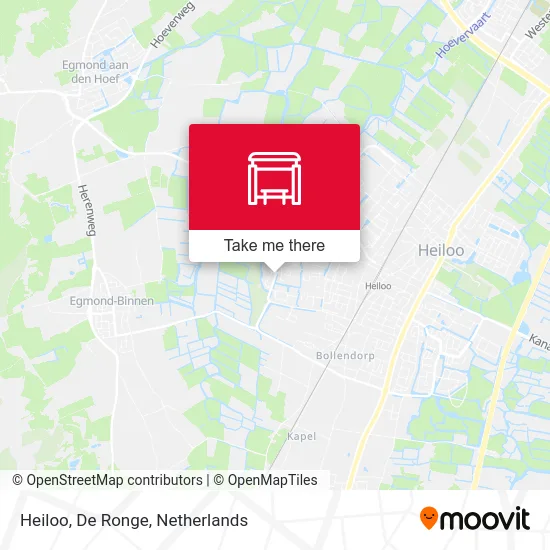 Heiloo, De Ronge map