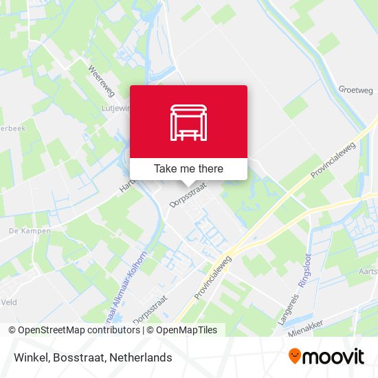 Winkel, Bosstraat map