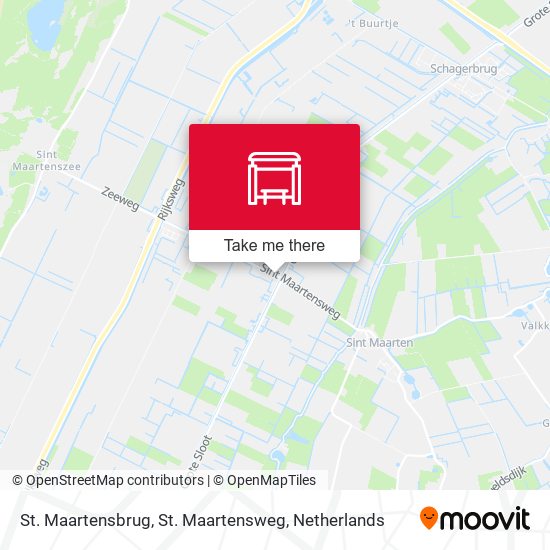 St. Maartensbrug, St. Maartensweg map