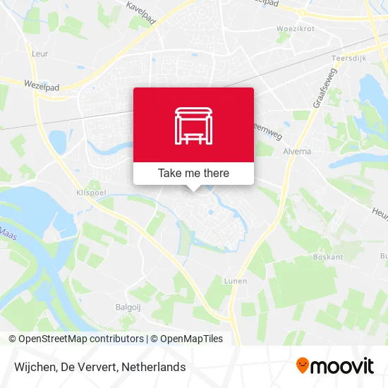 Wijchen, De Ververt map