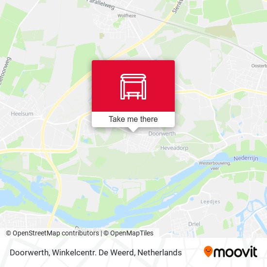 Doorwerth, Winkelcentr. De Weerd map