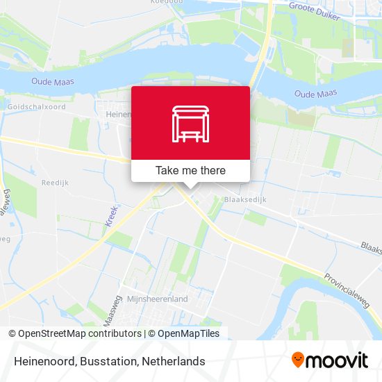 Heinenoord, Busstation map