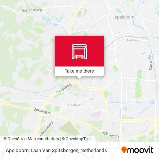Apeldoorn, Laan Van Spitsbergen map