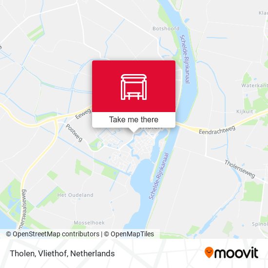 Tholen, Vliethof map