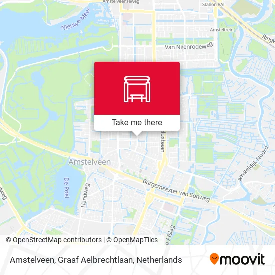 Amstelveen, Graaf Aelbrechtlaan map