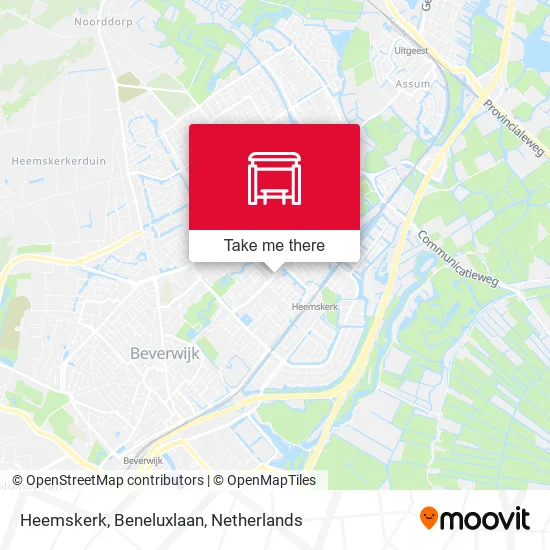 Heemskerk, Beneluxlaan map