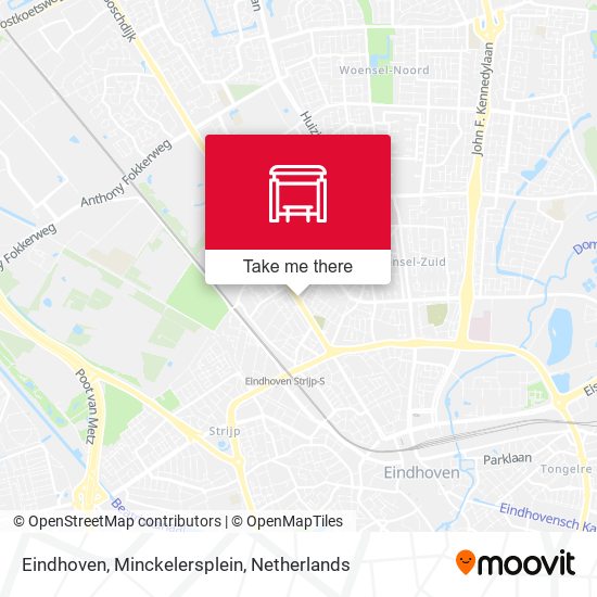 Eindhoven, Minckelersplein Karte