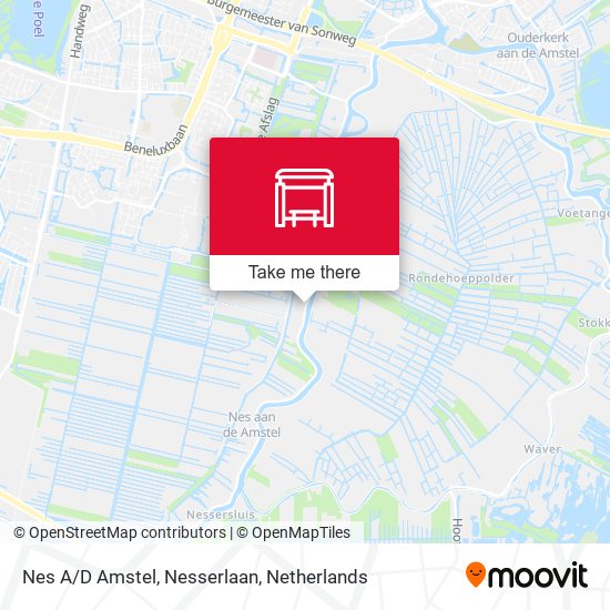 Nes A/D Amstel, Nesserlaan map