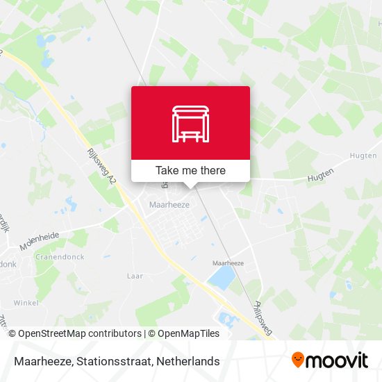 Maarheeze, Stationsstraat map