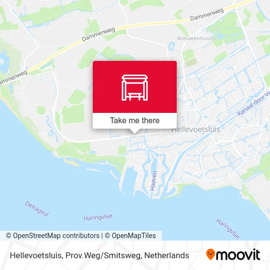 Hellevoetsluis, Prov.Weg / Smitsweg map