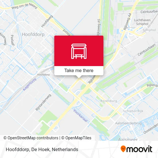 Hoofddorp, De Hoek map