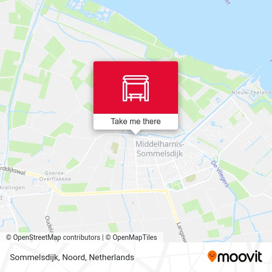 Sommelsdijk, Noord map