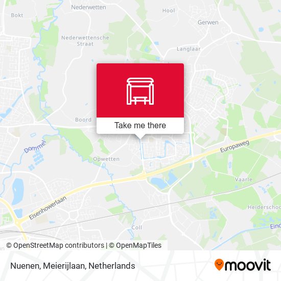 Nuenen, Meierijlaan map
