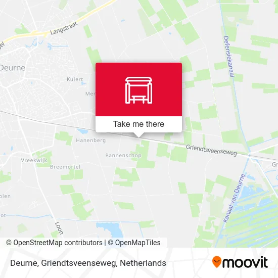 Deurne, Griendtsveenseweg map