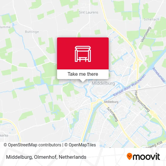 Middelburg, Olmenhof map