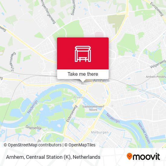 Arnhem, Centraal Station (K) map