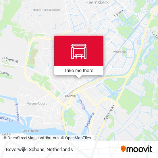 Beverwijk, Schans map