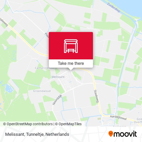 Melissant, Tunneltje map