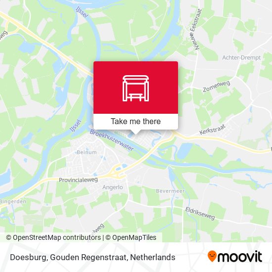 Doesburg, Gouden Regenstraat map