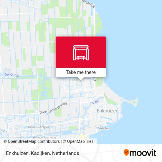 Enkhuizen, Kadijken map