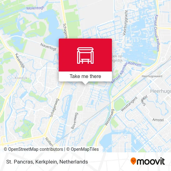 St. Pancras, Kerkplein map