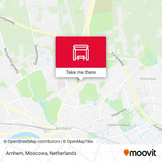 Arnhem, Moscowa map