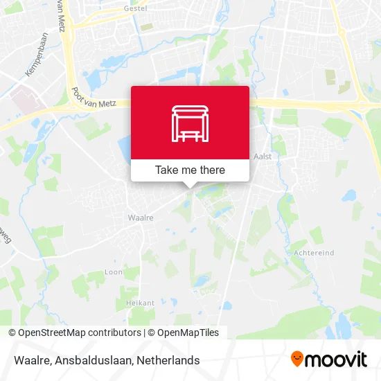 Waalre, Ansbalduslaan map