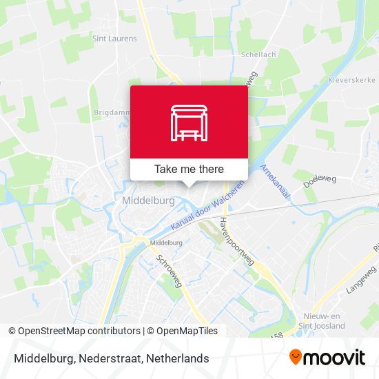 Middelburg, Nederstraat map