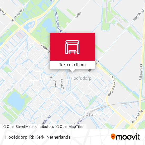 Hoofddorp, Rk Kerk map