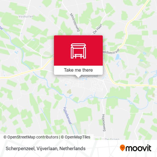 Scherpenzeel, Vijverlaan map
