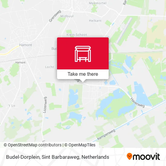 Budel-Dorplein, Sint Barbaraweg map