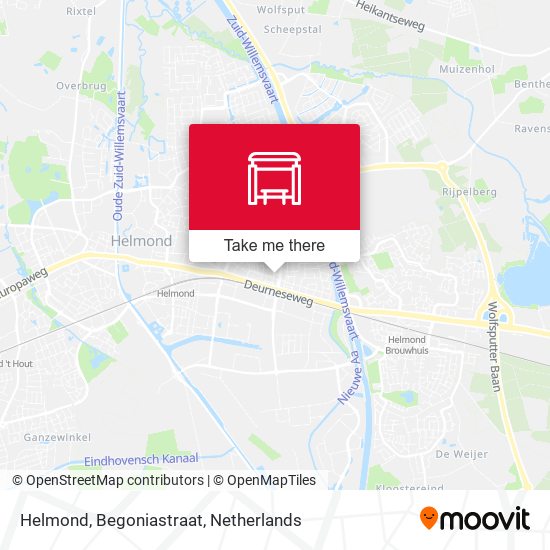 Helmond, Begoniastraat map