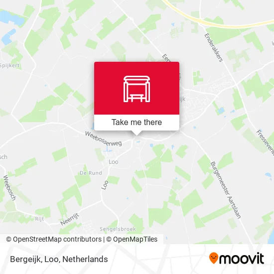 Bergeijk, Loo map